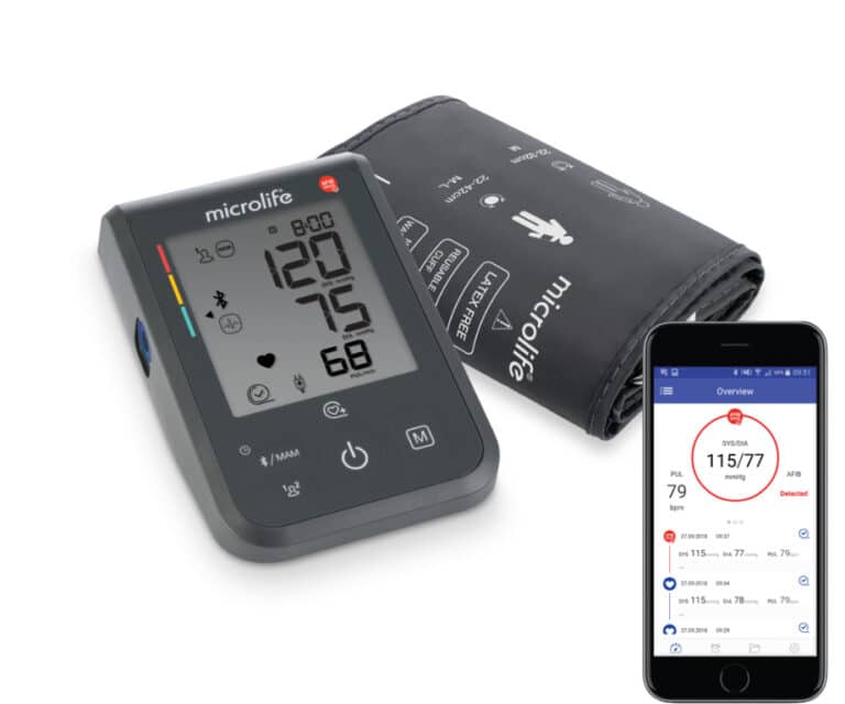 Microlife BP B4 AFib BT bovenarm bloeddrukmeter (nieuwste model)